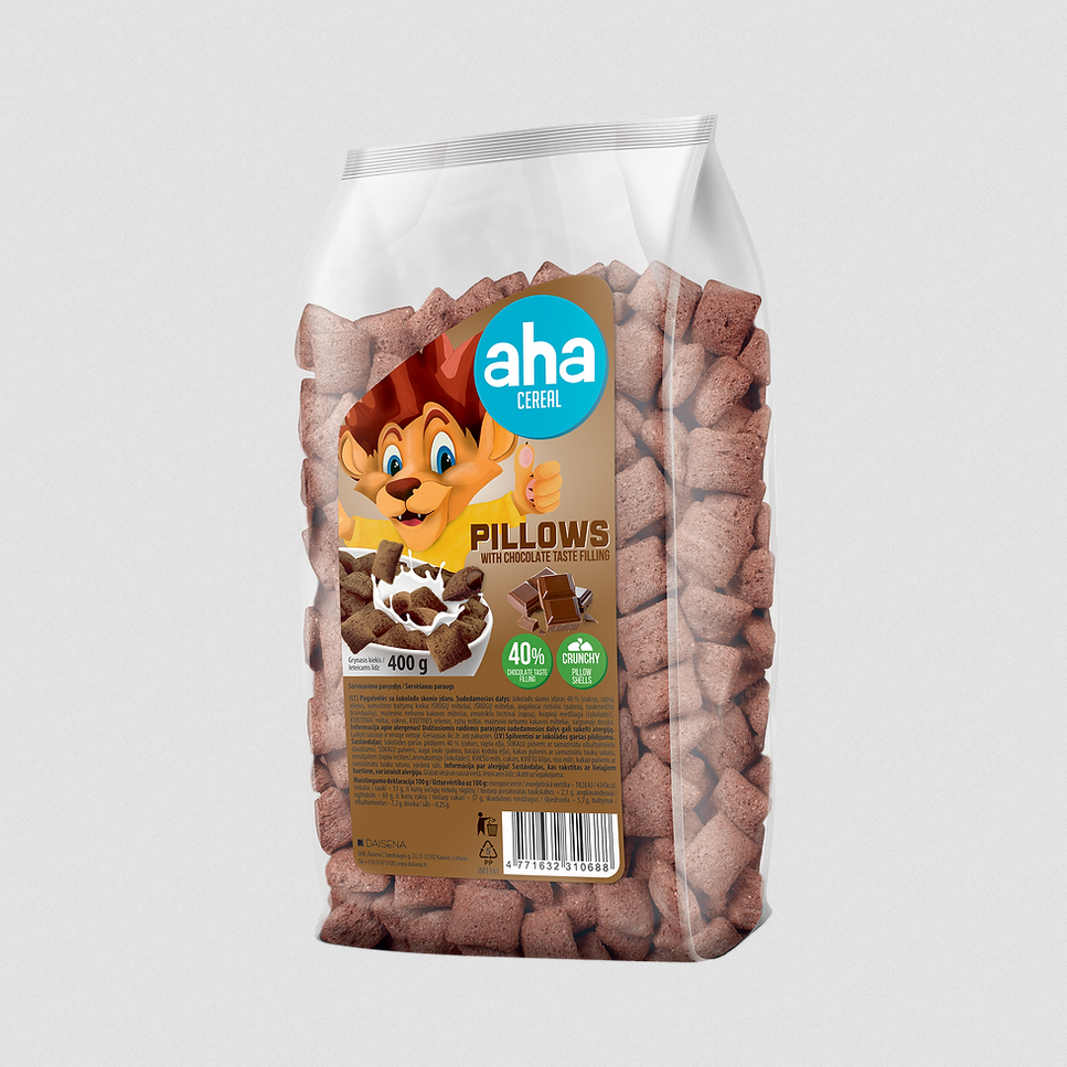 AHA CRISPY SHELLS CHOCOLATE 400G