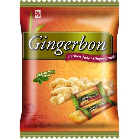 GINGERBON GINGER PEPPERMINT 125G