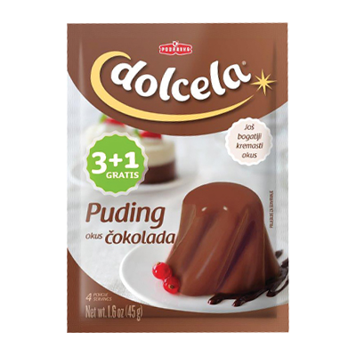 DOLCELA CHOCOLATE PUDING 3+1 180g