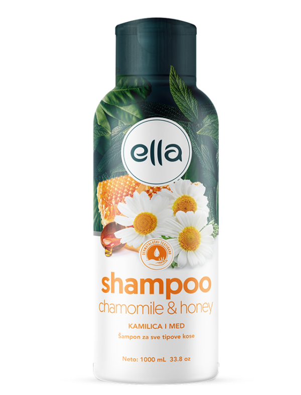 ELLA SHAMPOO CHAMOMILE HONEY HIUKSELLE 1000ML