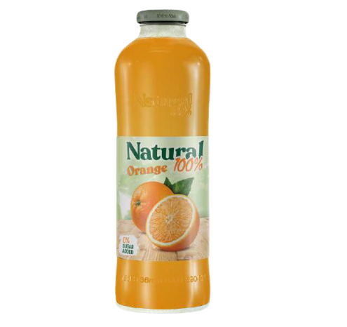 NATURAL ORANGE JUICE 100% 750ML