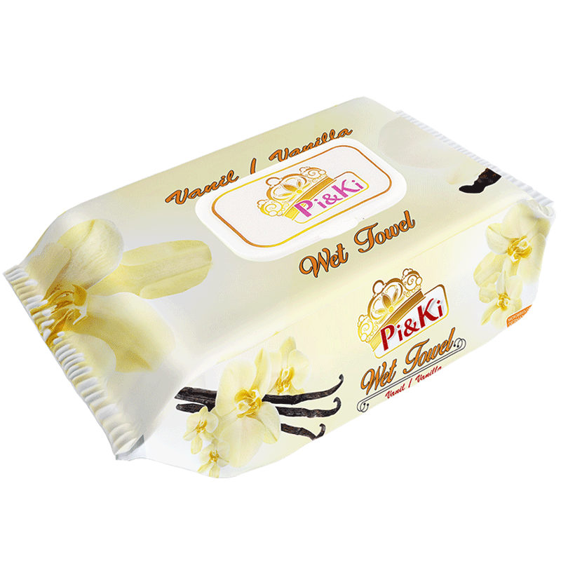 PI & KI WET WIPES VANILLA 100PCS