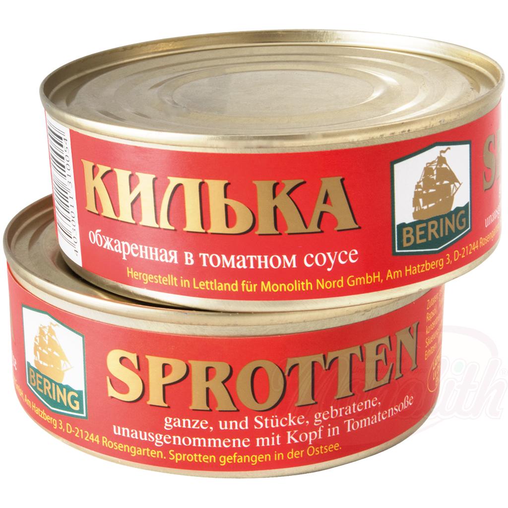BERING SPRAT IN TOMATO SAUCE 240G