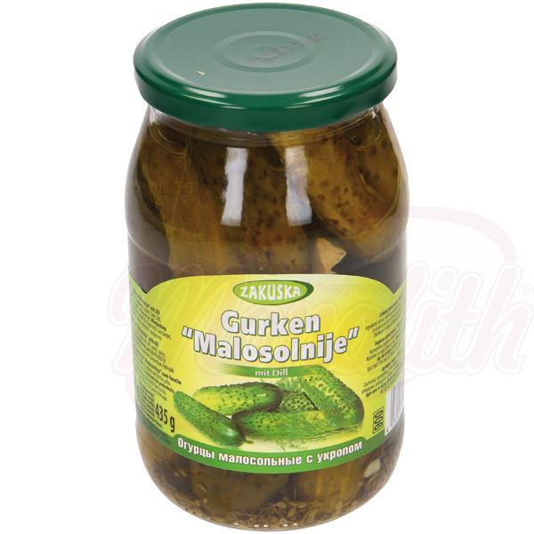 ZAKUSKA GHERKINS WITH DILL 850G