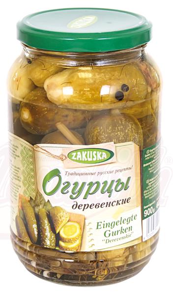 ZAKUSKA PICKLED CUCUMBER DEREVENSKI 880G