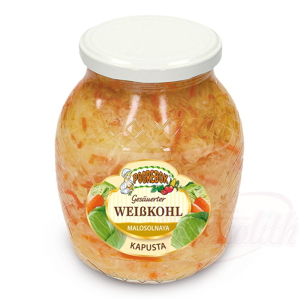 POGREBOK PICKLED CABBAGE 860G