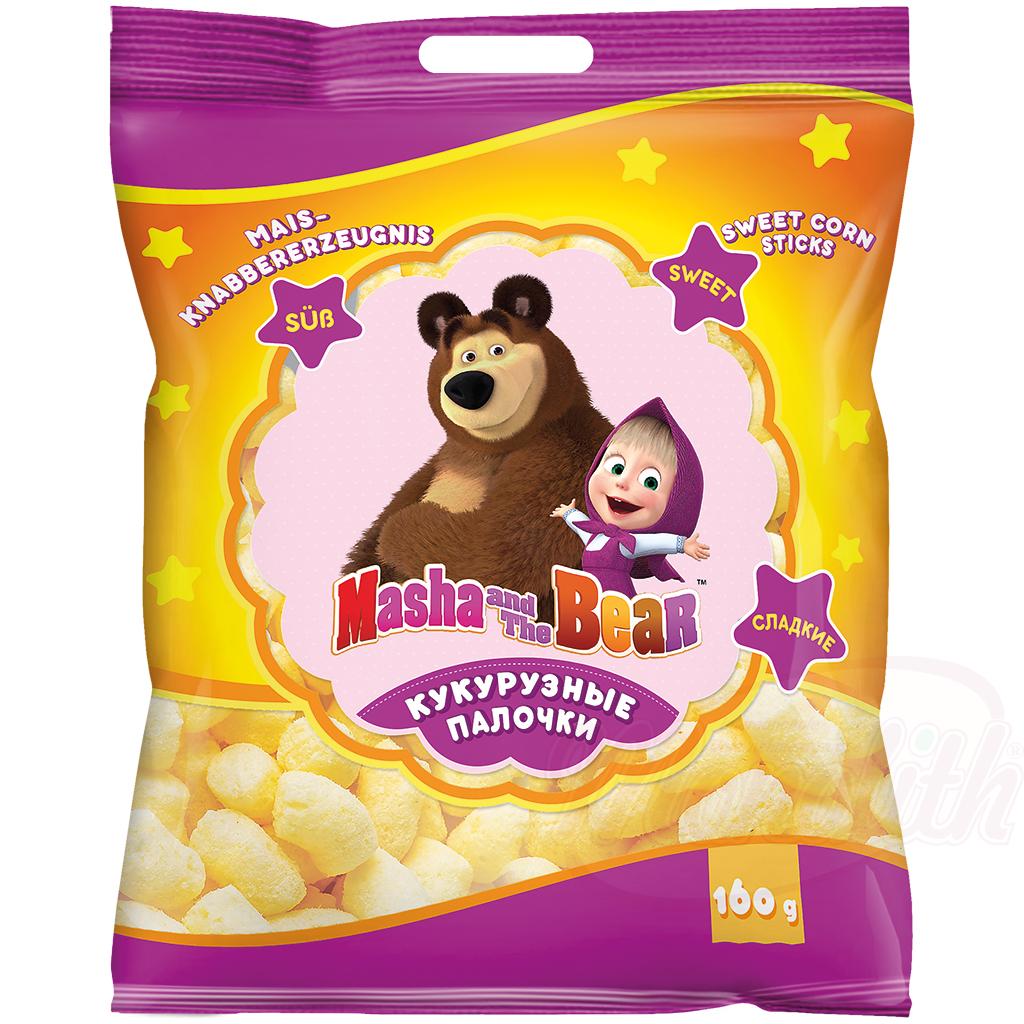 MASHA AND BEAR CORN SNACKS 160G