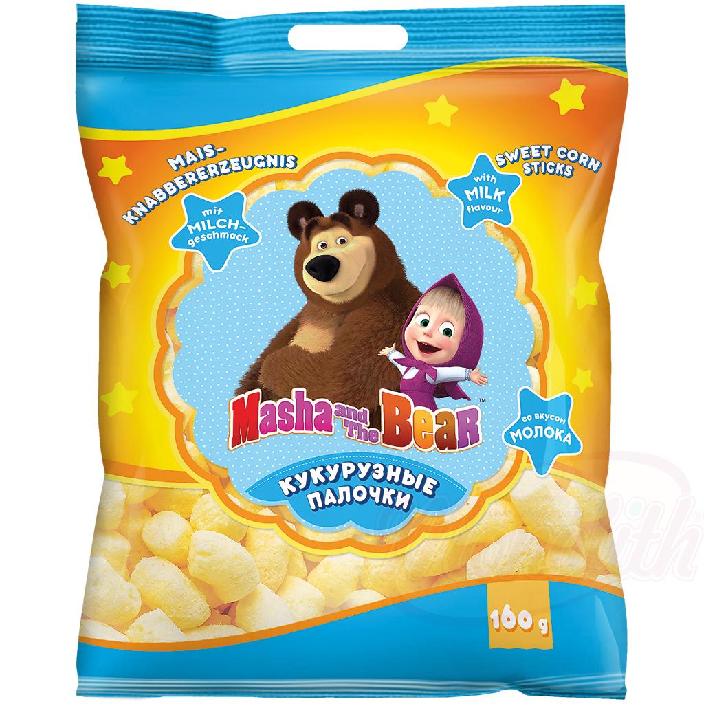 masha and bear corn snack 160g