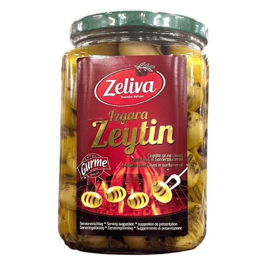 ZELIVA GREEN OLIVES IN OIL GRILL 350G