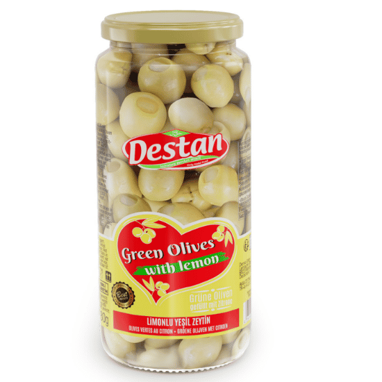 DESTAN GREEN OLIVES WITH LEMON 280G