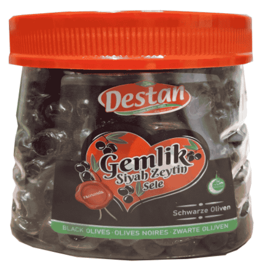 DESTAN BLACK OLIVES EKONOMIK 600G PET