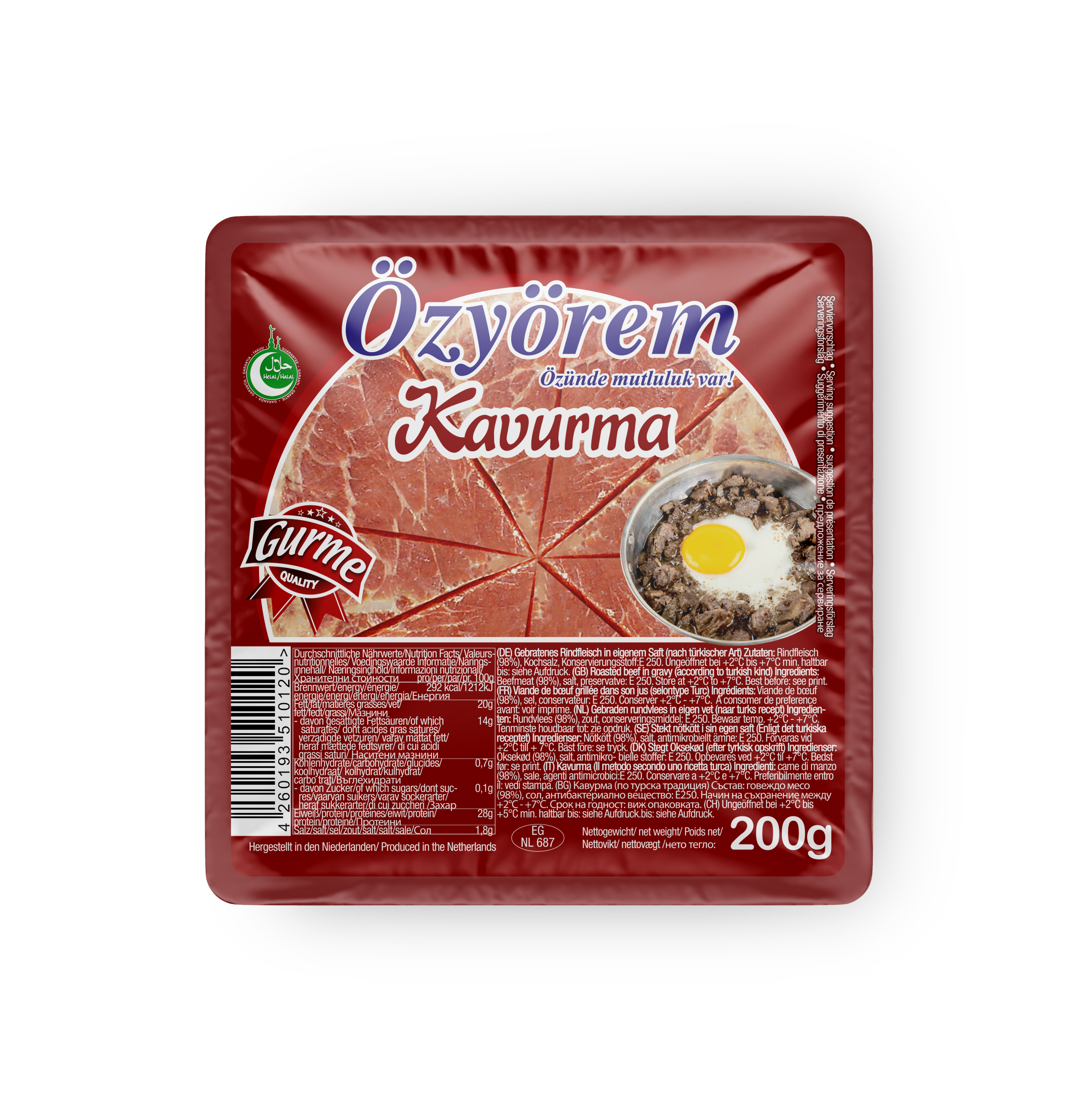 ÖZYÖREM KAVURMA 200G