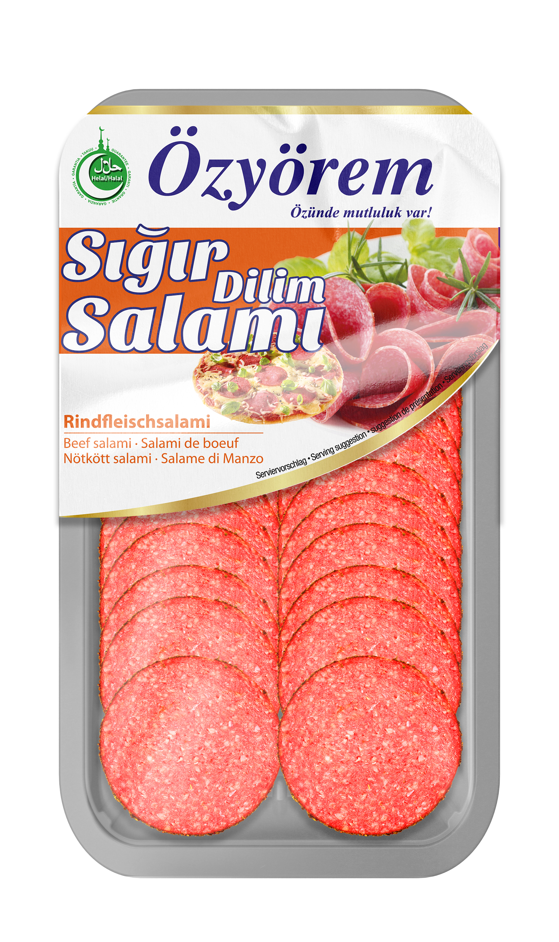 ÖZYÖREM BEEF SALAMI 80G