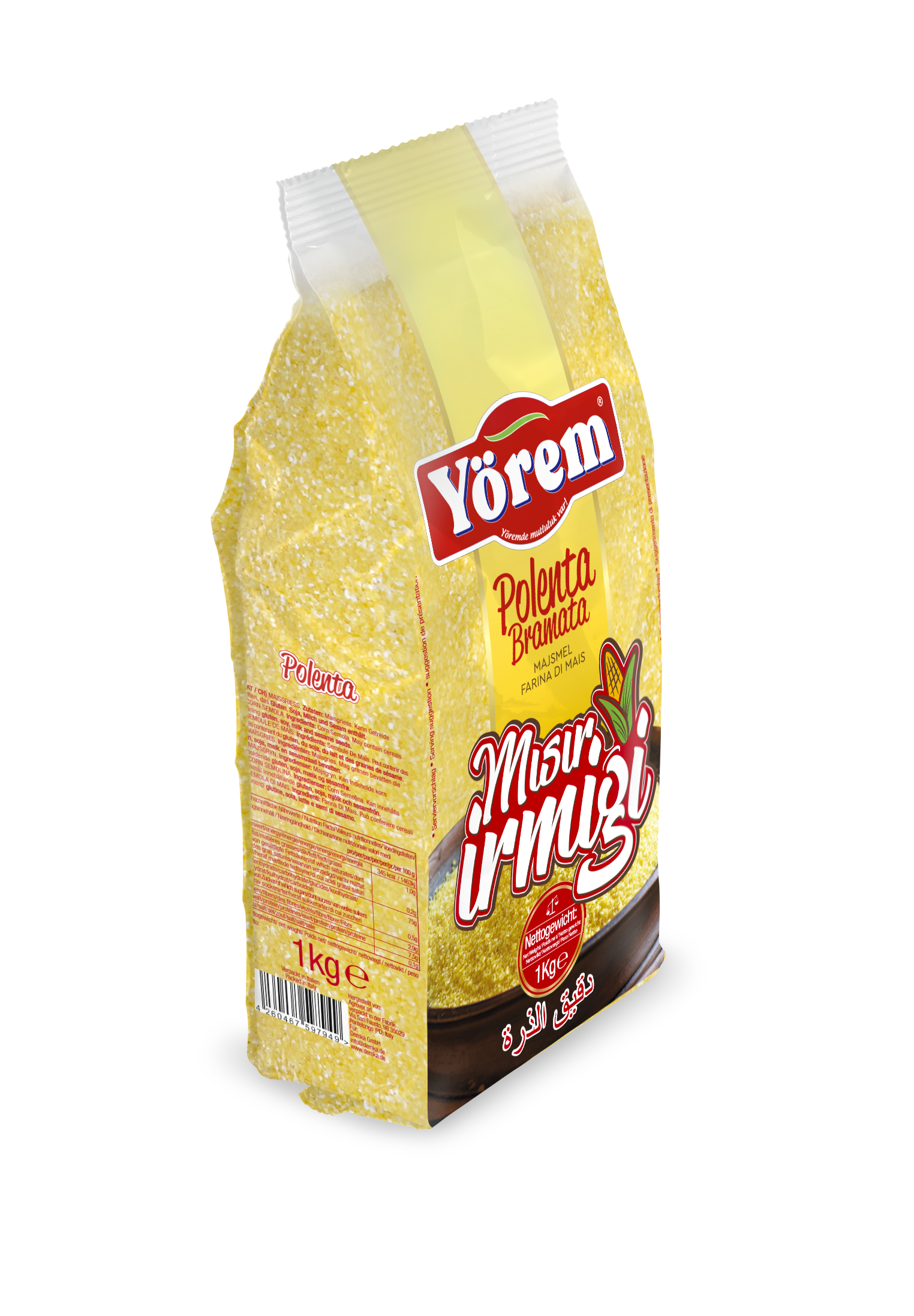 YÖREM POLENTA CORN FLOUR 1KG