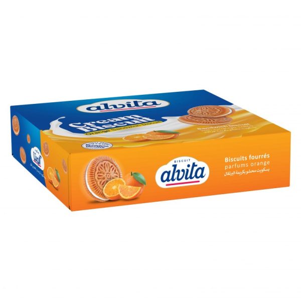 ALVITA CREAM BISCUITS ORANGE 260G
