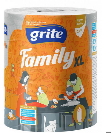 GRITE PAPER TOWEL FAMILY XL 