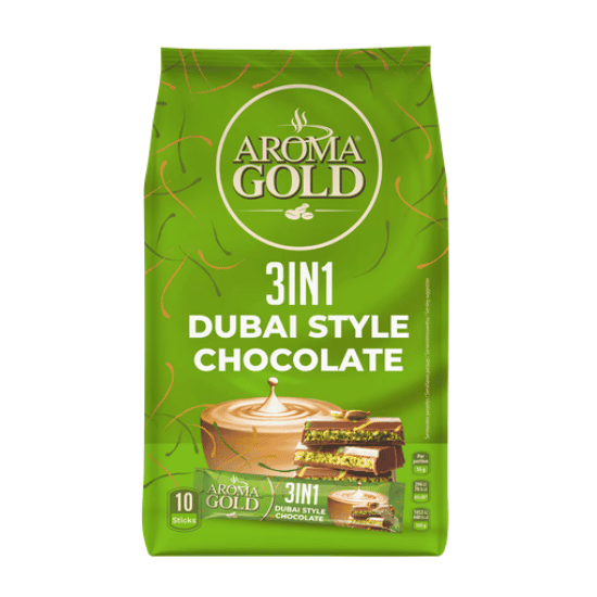 AROMA GOLD DUBAI CHOCOLATE 3IN1 160G