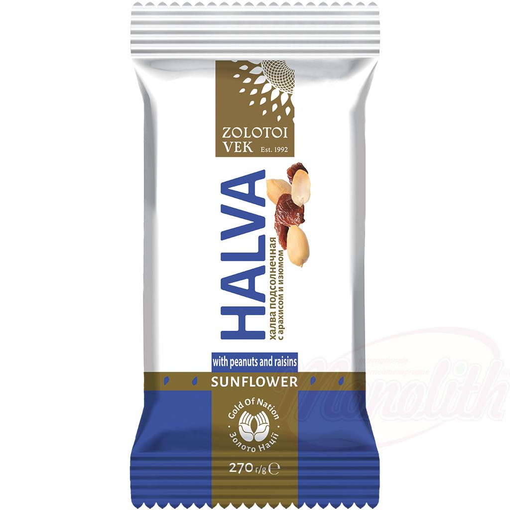 ZOLOTOI HALVA PENAUTS SULTANS 270G