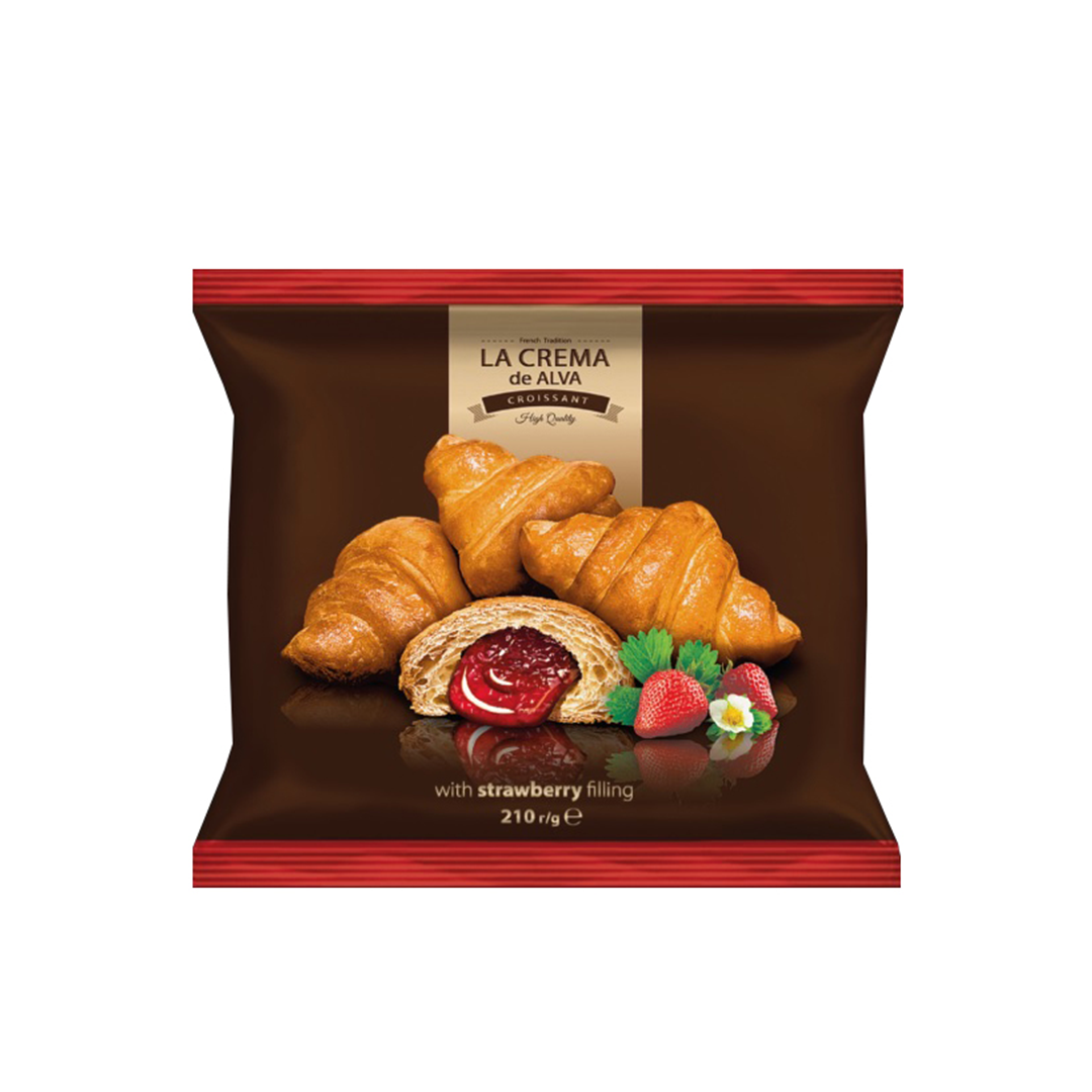 LA CREMA CROISSANT STRAWBERRY 210G