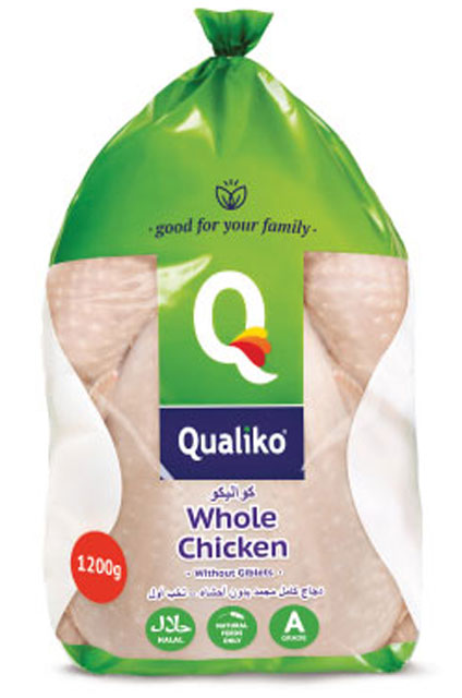 QUALIKO KOKONAINEN BROILERI 1200G
