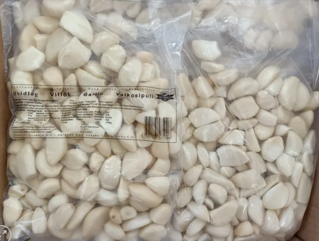 SEAMAID PEELED GARLIC 500G