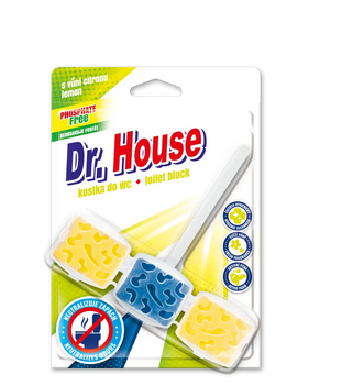 DR.HOUSE TRI-FORCE TOILET BLOCK LEMO 45G