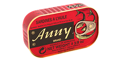 ANNY SARDINES IN OIL 125G/90G