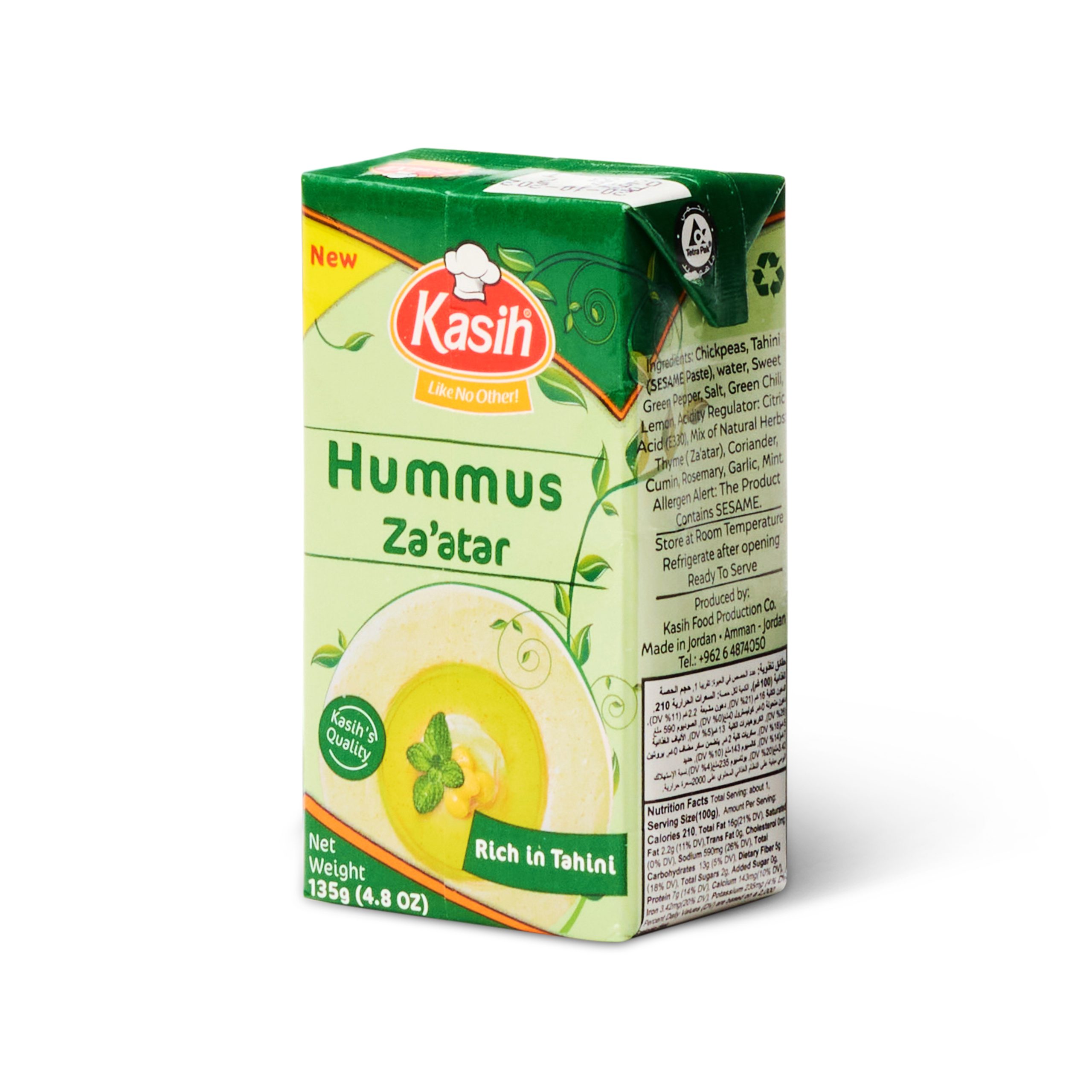 KASIH HUMMUS ZAATAR 135G