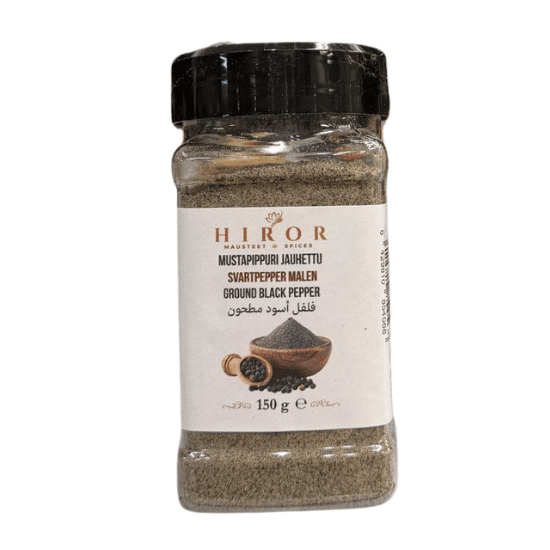 HIROR MUSTAPIPPURI JAUHETTU 150G
