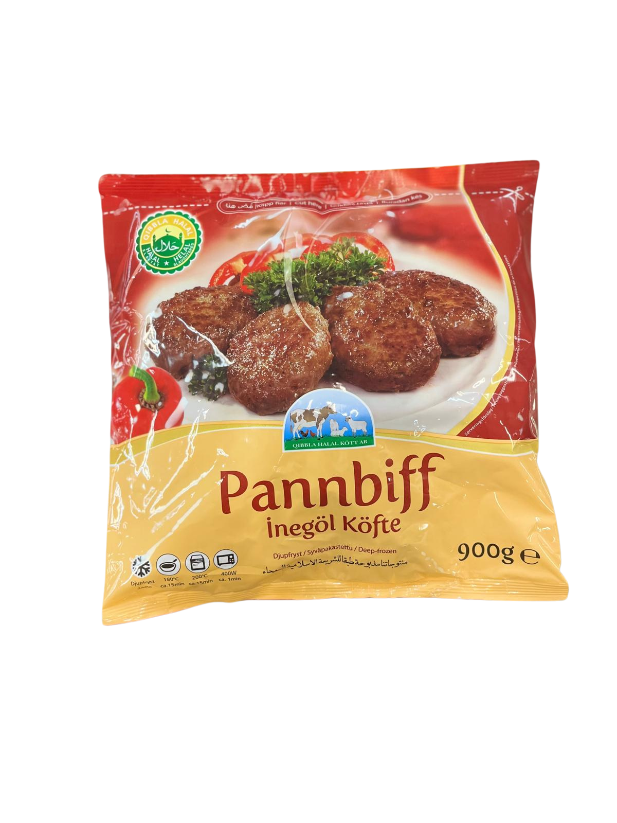 QIBBLA PANNBEEF 900G
