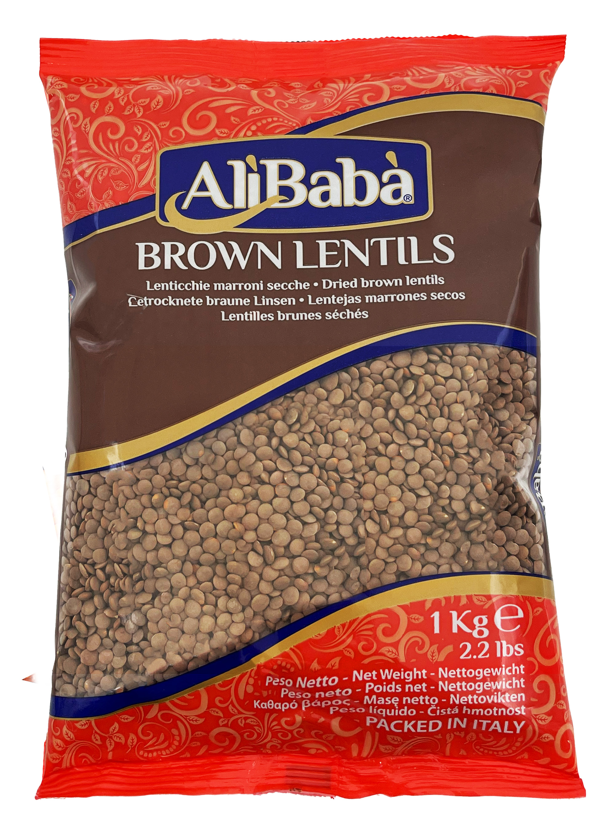 ALIBABA BROWN LENTILS 1KG