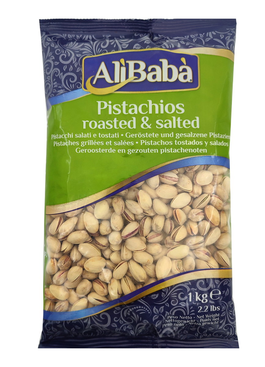 ALIBABA PISTACHIOS ROASTED SALTED 1KG