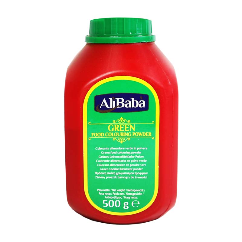 ALIBABA GREEN FOOD COLOUR 500G