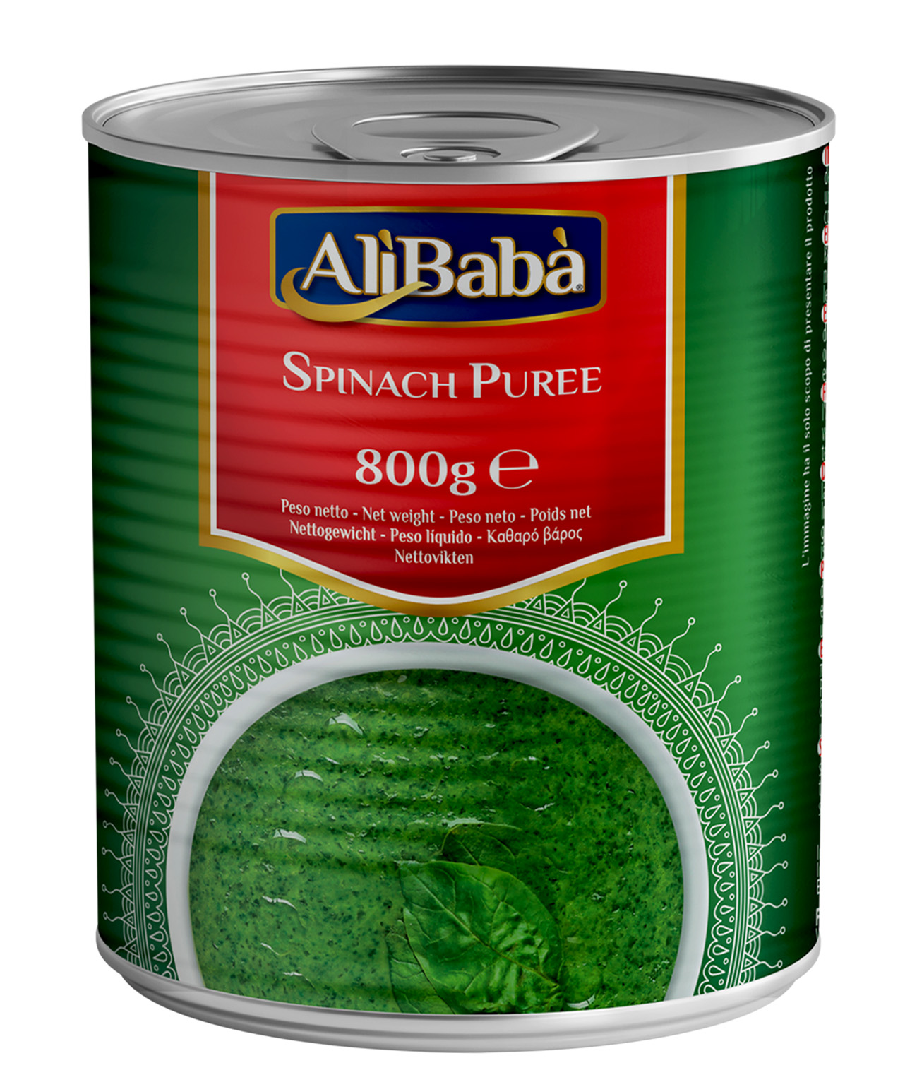ALIBABA SPINACH PUREE 800G