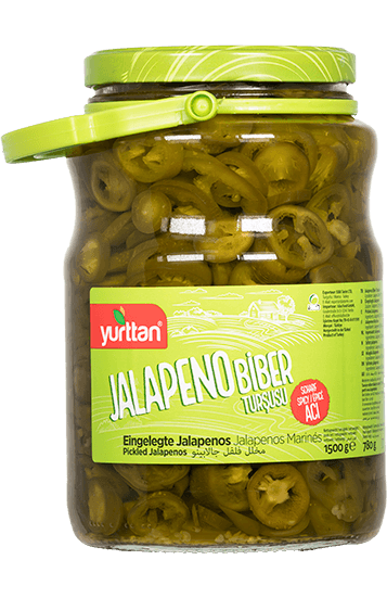 YURTTAN JALAPENO SLICED 1450G