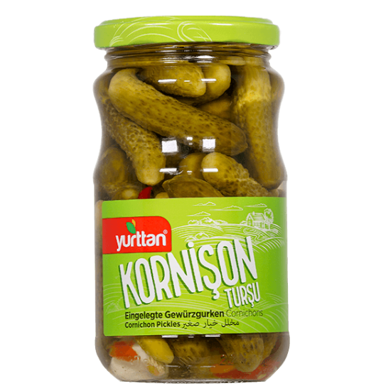 YURTTAN CORNICHONS PICKLED 330G