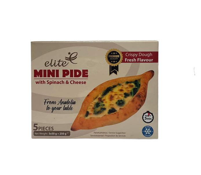ELITE SPINACH CHEESE MINI PIDE 250G
