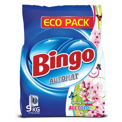 BINGO LAUNDRY WASHING SPRING GARDEN 9KG