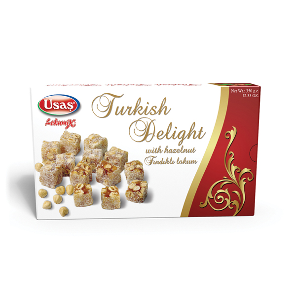 USAS TURKSIH DELIGHT HAZELNUTS COCO 350G
