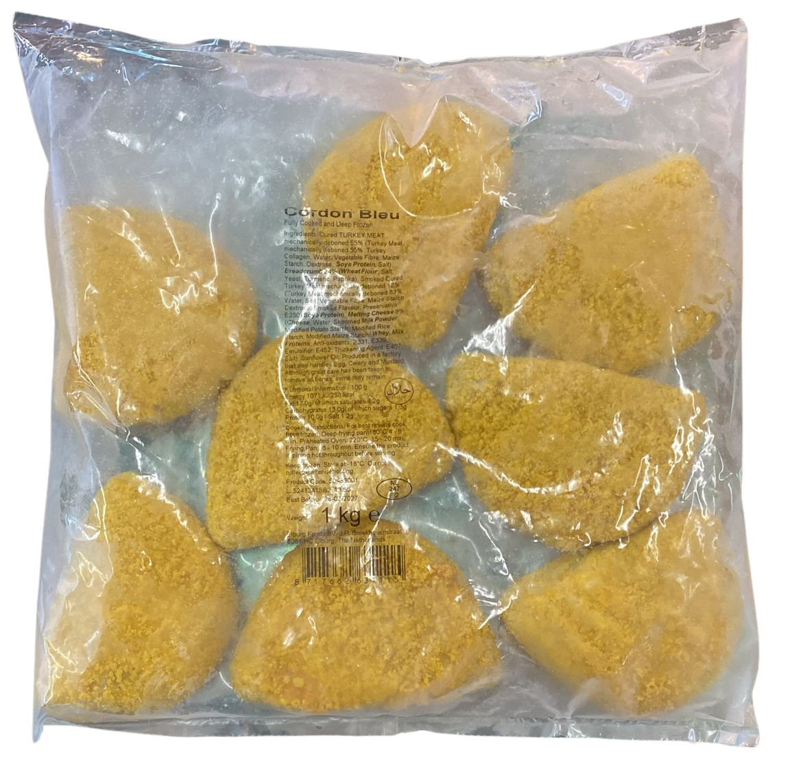 ELBURG TURKEY CORDON BLEU 1KG
