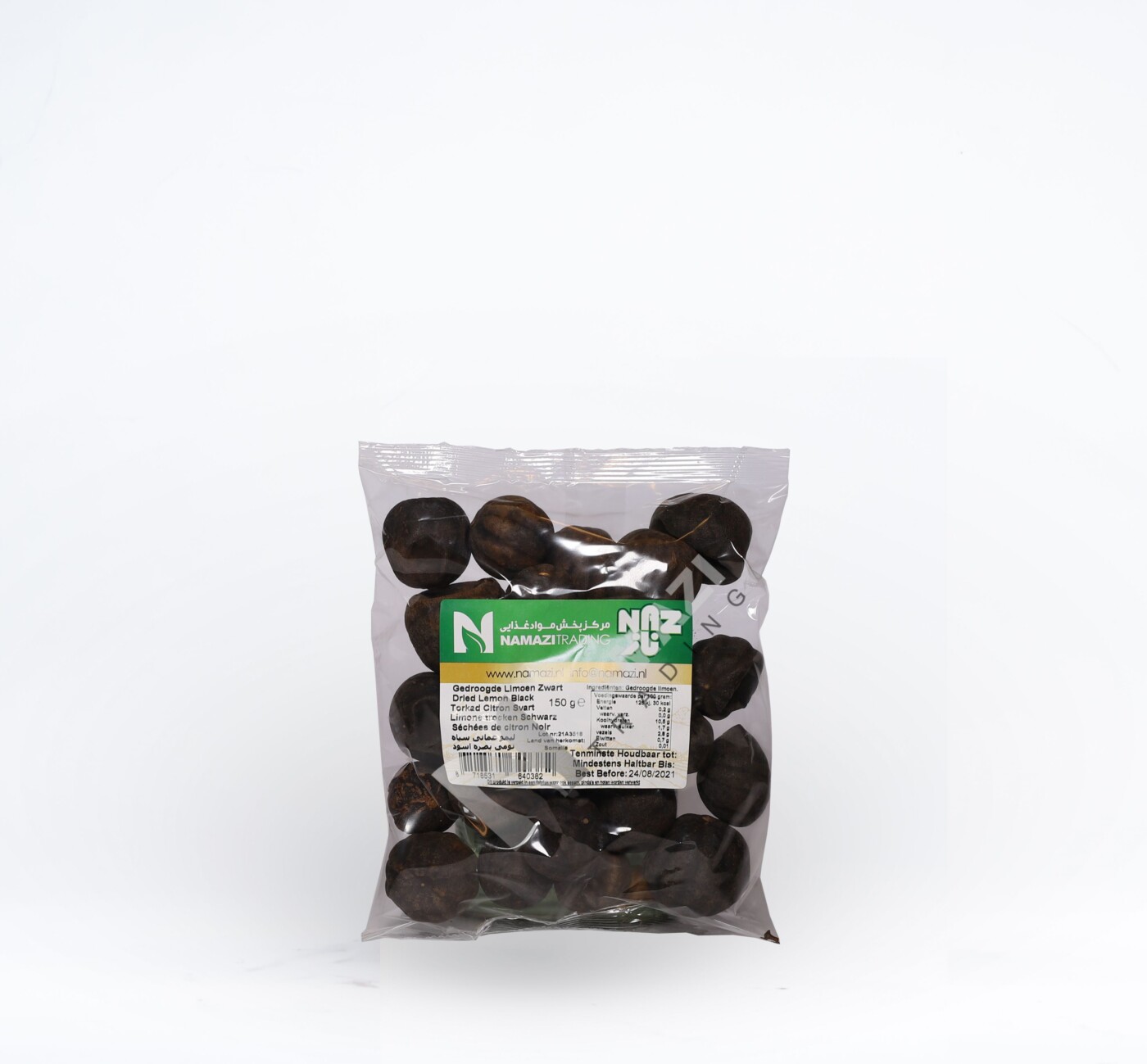 NAZ DRIED LEMON BLACK 125G