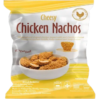 ELBURG CHEESY CHIKEN NACHOS 1KG