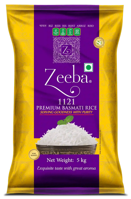 ZEEBA PREMIUM BASMATI RIISI 5KG
