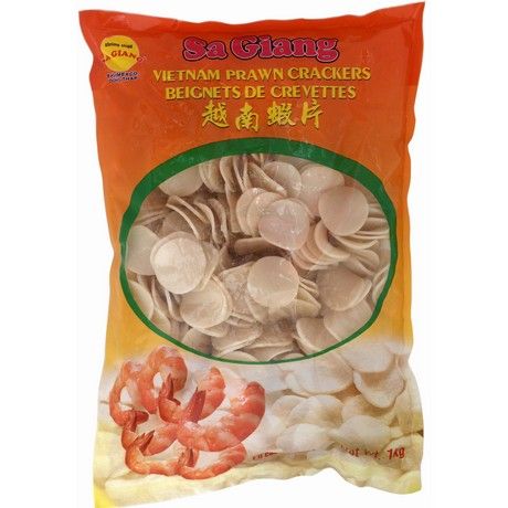 SA GIANG PRAWN CRACKERS UNFRIED 1KG