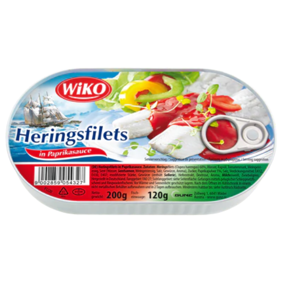WIKO SILLIFILEET PAPRIKAKASTIKKEESSA 200G
