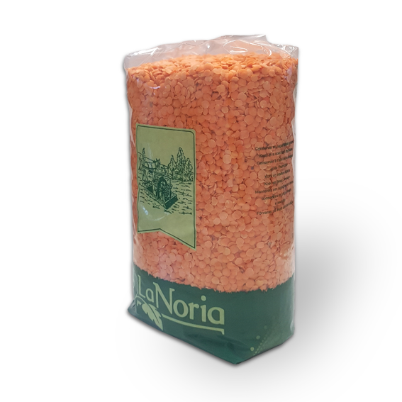 LA NORIA SPLIT RED LENTILS 1KG