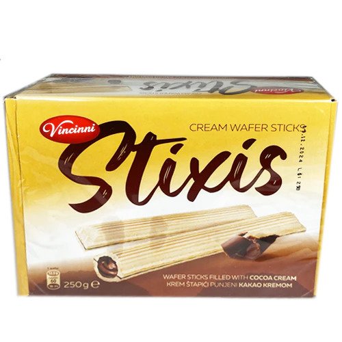 VINCINNI STIXIS WAFER COCOA 250G