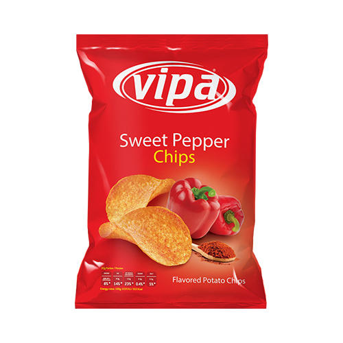 VIPA CHIPS SWEET PEPPER 130G