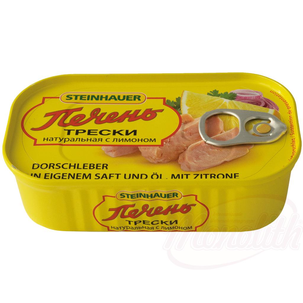 STEINHAUER COLD LIVER WITH LEMON 120G